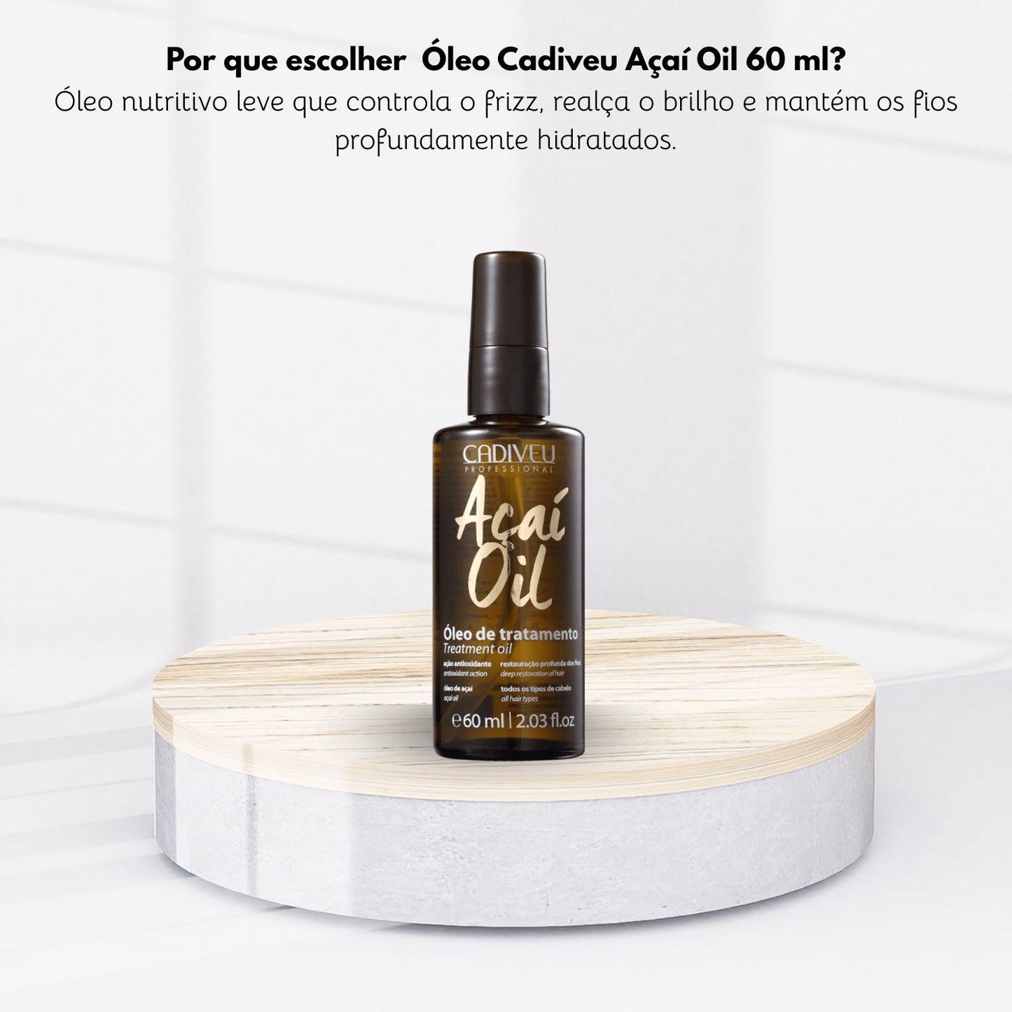 Oleo Cadiveu Açaí Oil 60 ml