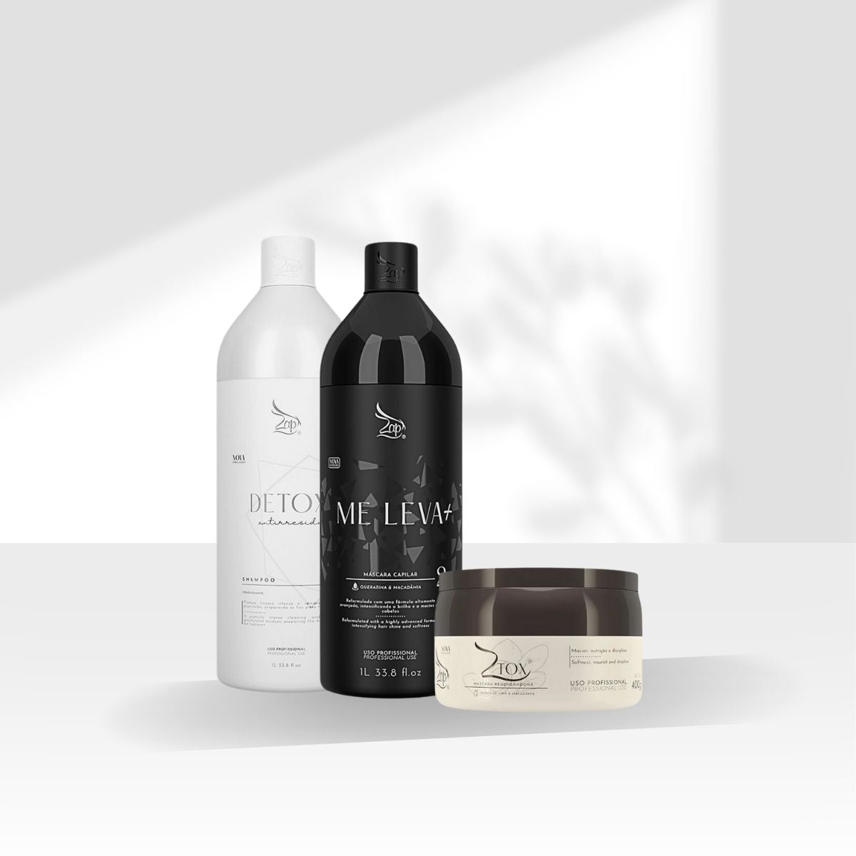 コスメ Promoção Zap Shampoo Antirresiduos 1L + Bt-o.x Ztox Macadamia 950g