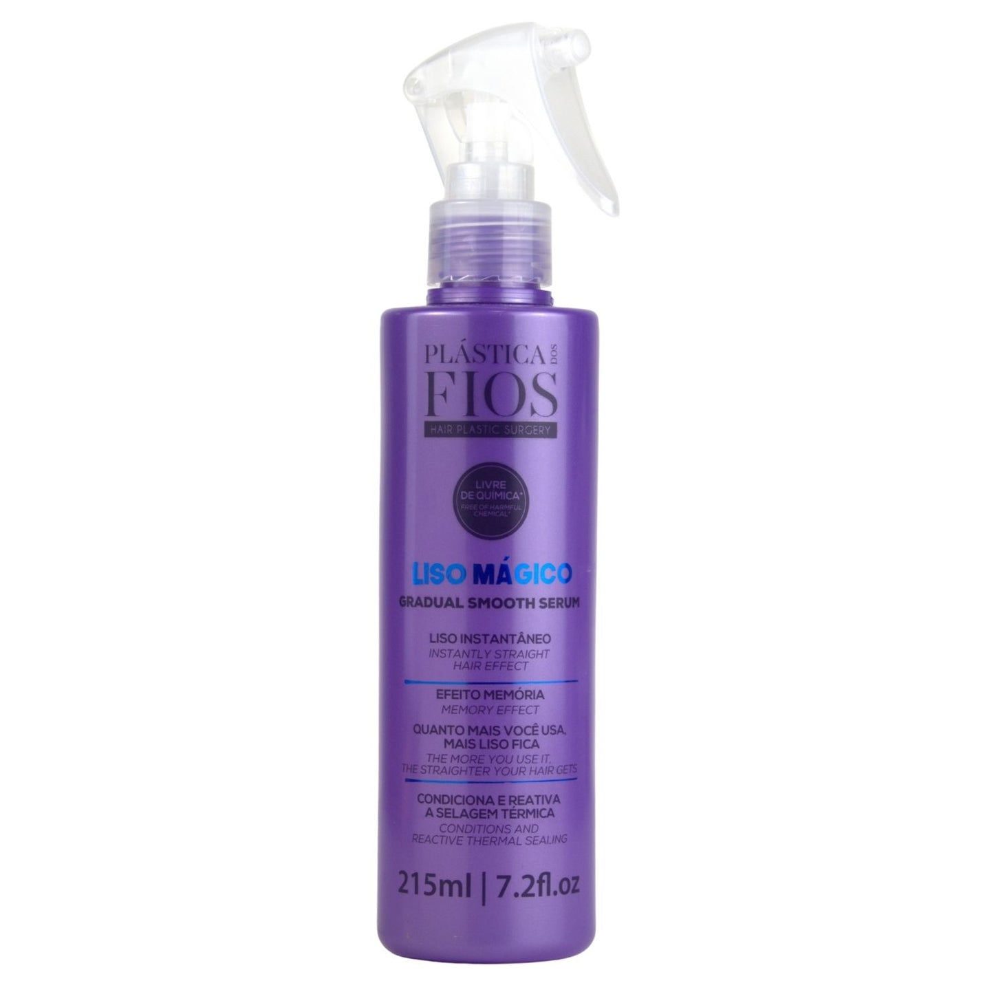 Serum Cadiveu Plástica dos Fios Liso Mágico Oleo Reparador de Pontas 215 ml