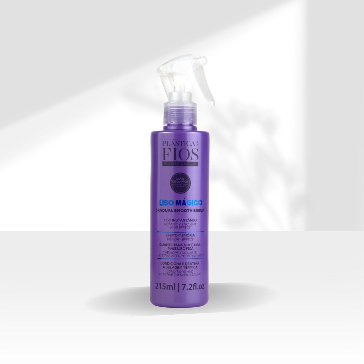 Serum Cadiveu Plástica dos Fios Liso Mágico Oleo Reparador de Pontas 215 ml