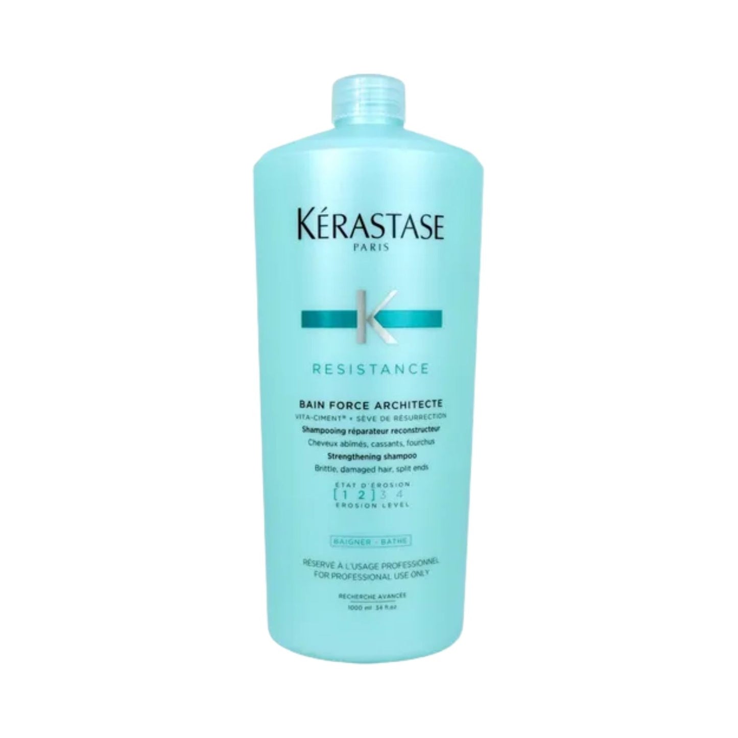 Shampoo Kérastase Résistance Bain Force Architecte 1 Litro