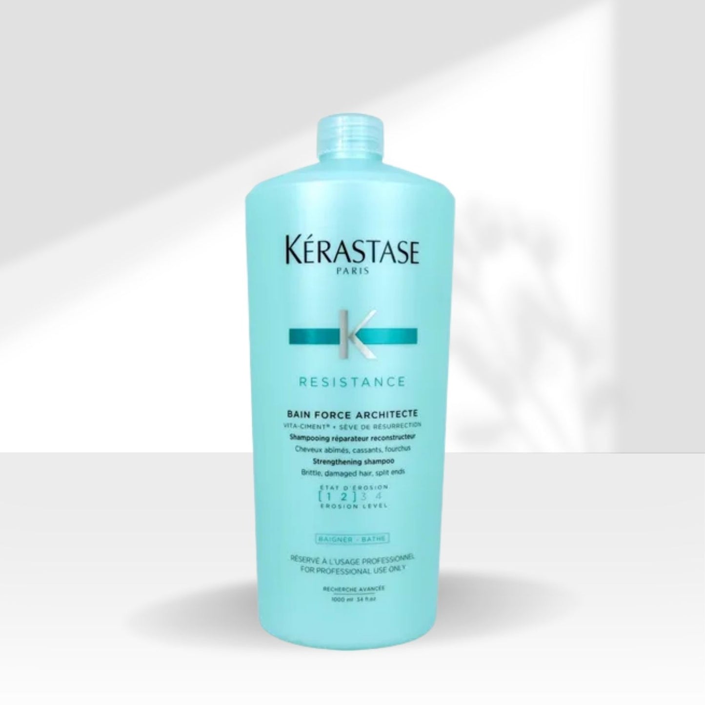 Shampoo Kérastase Résistance Bain Force Architecte 1 Litro