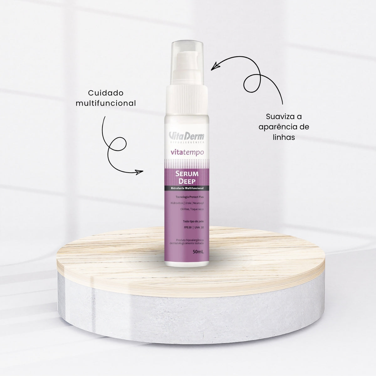 Vita Derm Vitatempo Deep Multifuncional Sérum Redutor de Linhas 50 ml