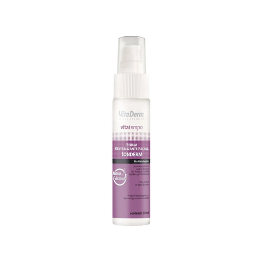 Vita Derm Revitalizing Facial Sérum Ionderm Vita Tempo com Ácido Hialurônico 50 ml