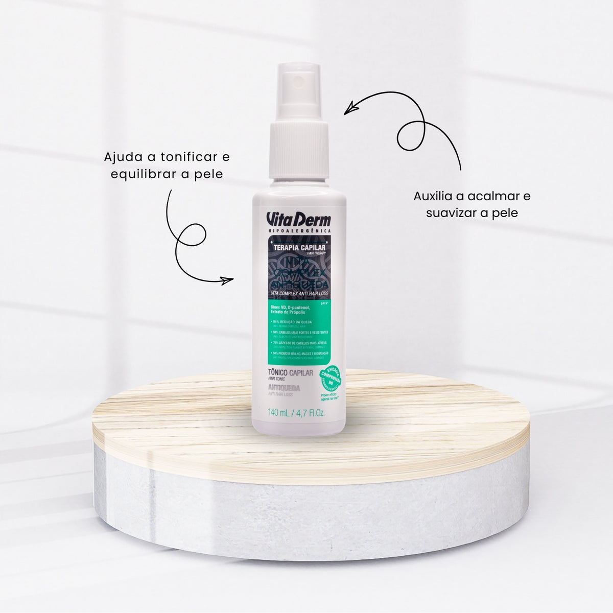 Vita Derm Complex Antiqueda Tônico Capilar 140 ml