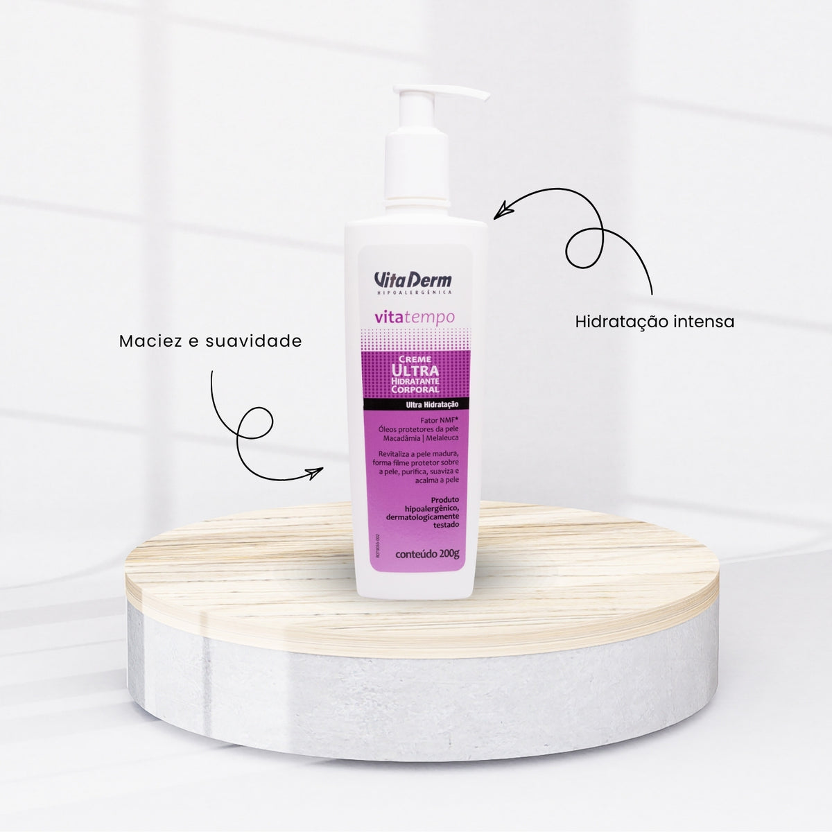 Vita Derm Vitatempo Ultra Creme Hidratante Corporal 200 g