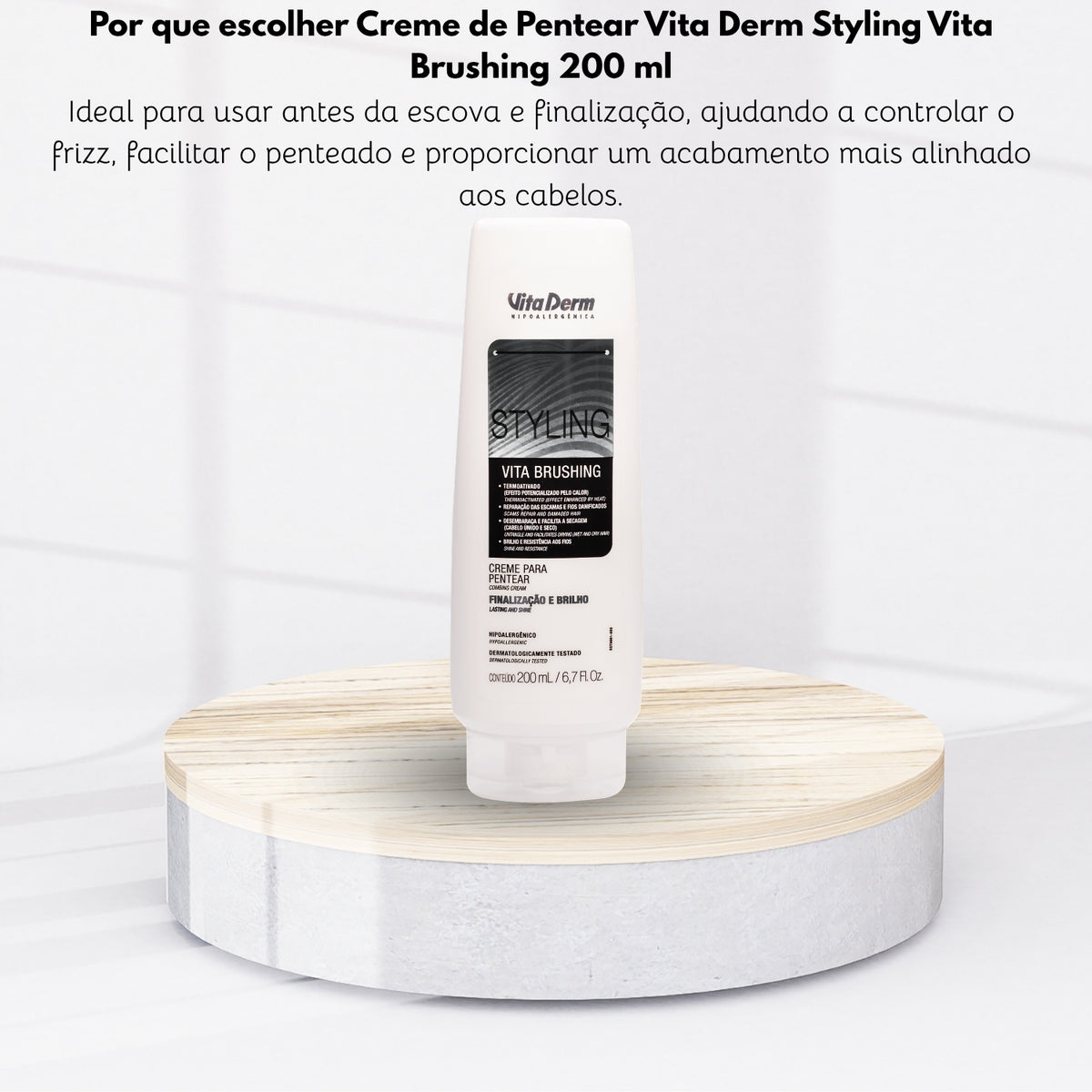 Creme de Pentear Vita Derm Styling Vita Brushing 200 ml