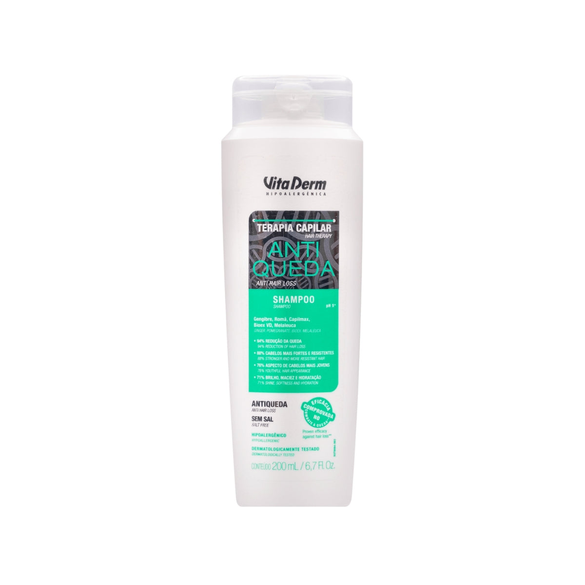 Shampoo Vita Derm Terapia Capilar Shampoo Antiqueda 200 ml