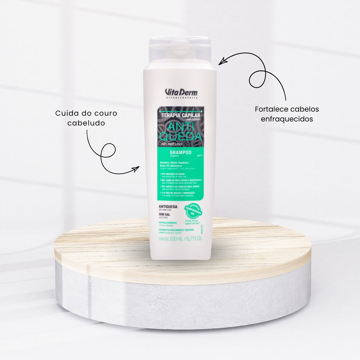 Shampoo Vita Derm Terapia Capilar Shampoo Antiqueda 200 ml