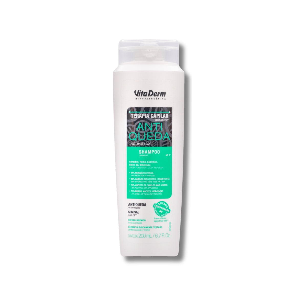Shampoo Vita Derm Terapia Capilar Shampoo Antiqueda 200 ml