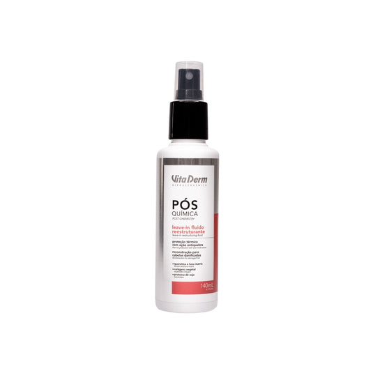 Leave-in Vita Derm Fluído Reestruturante Pós Química 140 ml
