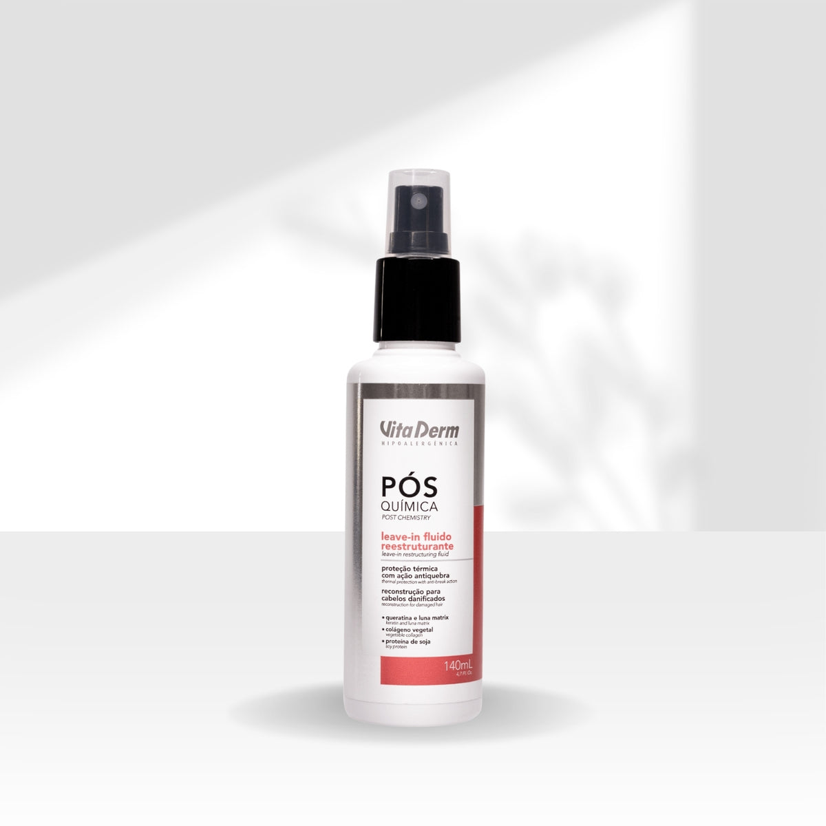 Leave-in Vita Derm Fluído Reestruturante Pós Química 140 ml