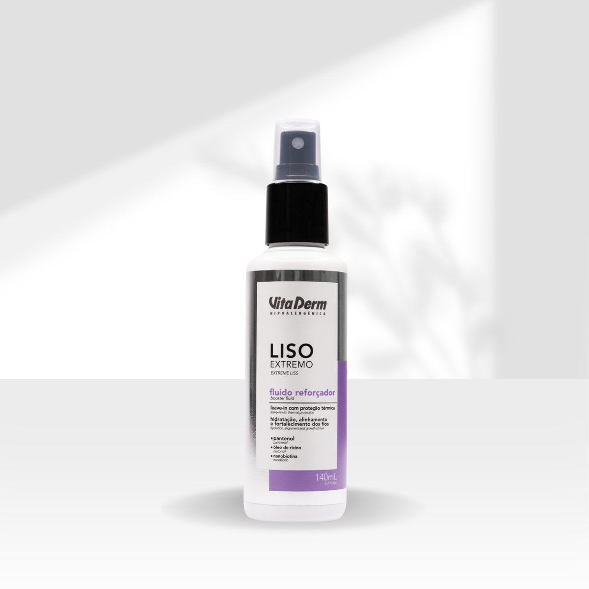 Leave-in Vita Derm Fluído Reforçador Liso Extremo 140 ml