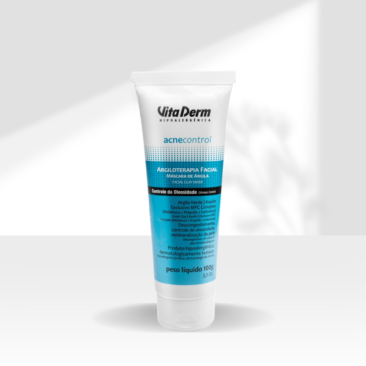 Vita Derm Acne Control Argiloterapia Máscara Facial 100 g