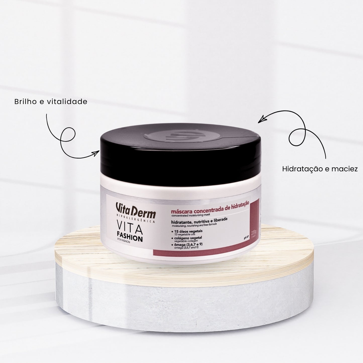 Máscara Vita Derm Vita Fashion 220 g
