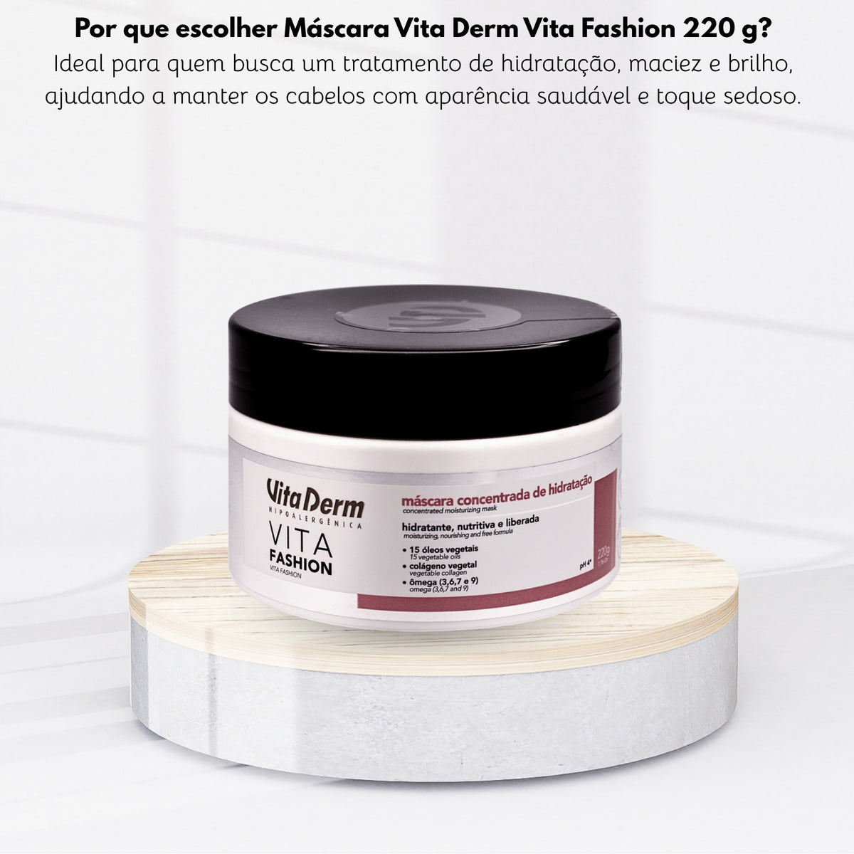 Máscara Vita Derm Vita Fashion 220 g