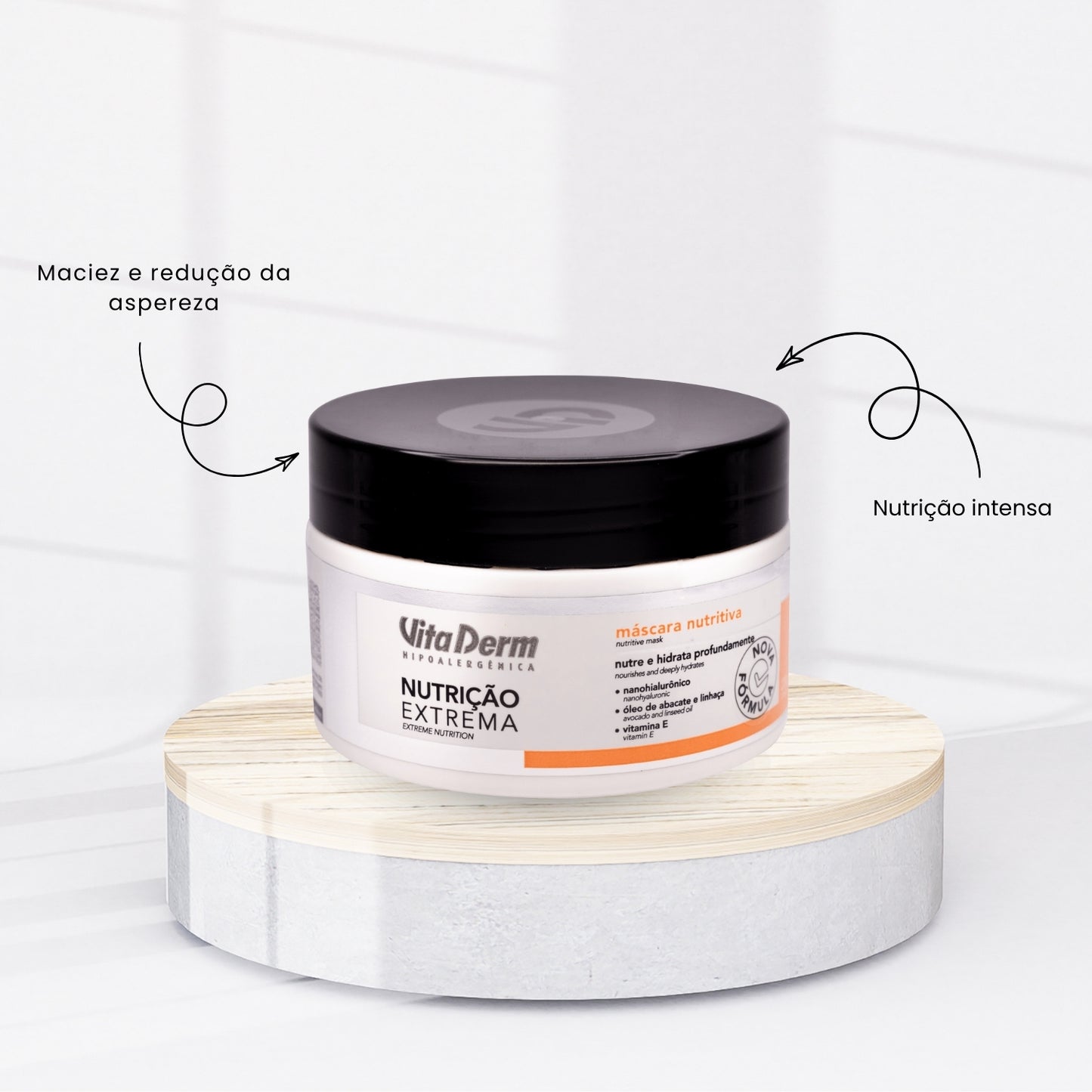 Máscara Vita Derm Máscara de Nutrição Extrema 220 g