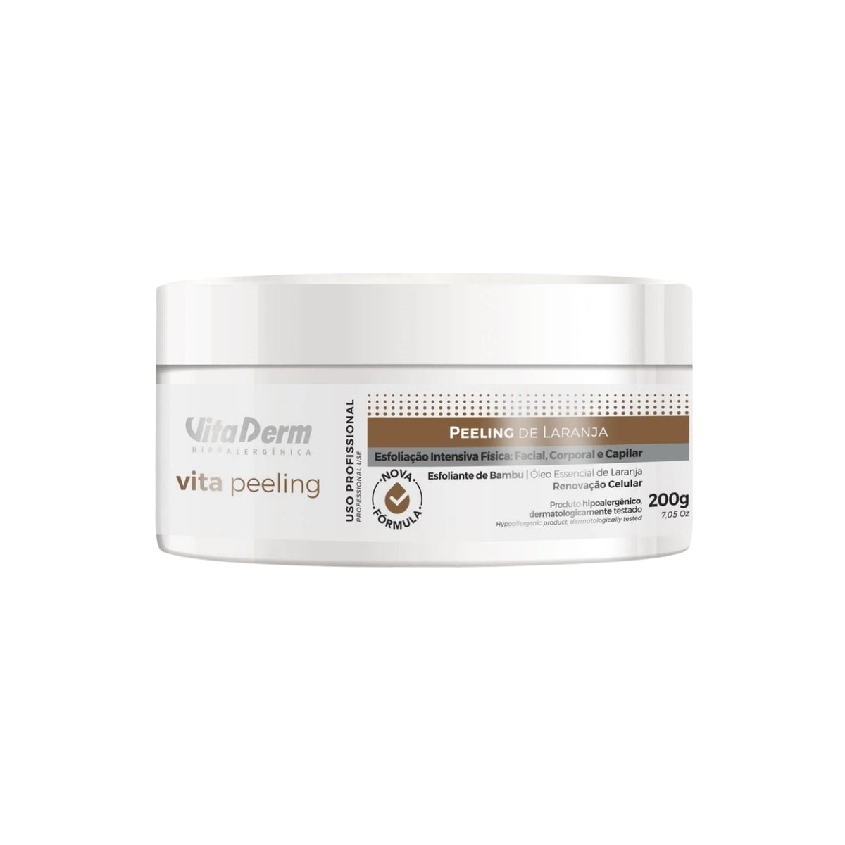 Esfoliante Vita Derm Vita Peeling Laranja Multifuncional Creme 200 g