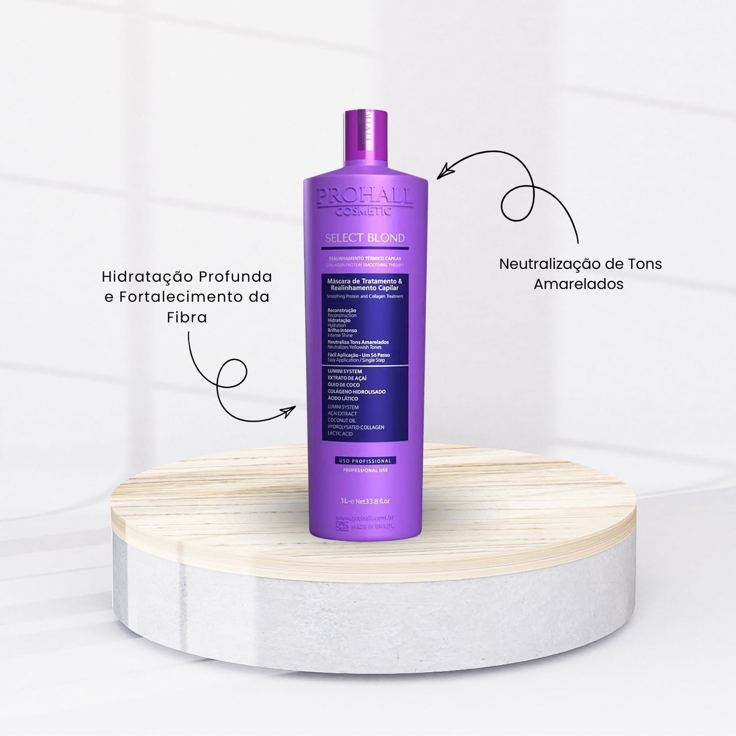 Kit Prohall Burix One Vegana + Select Blond 2 x 1 Litro