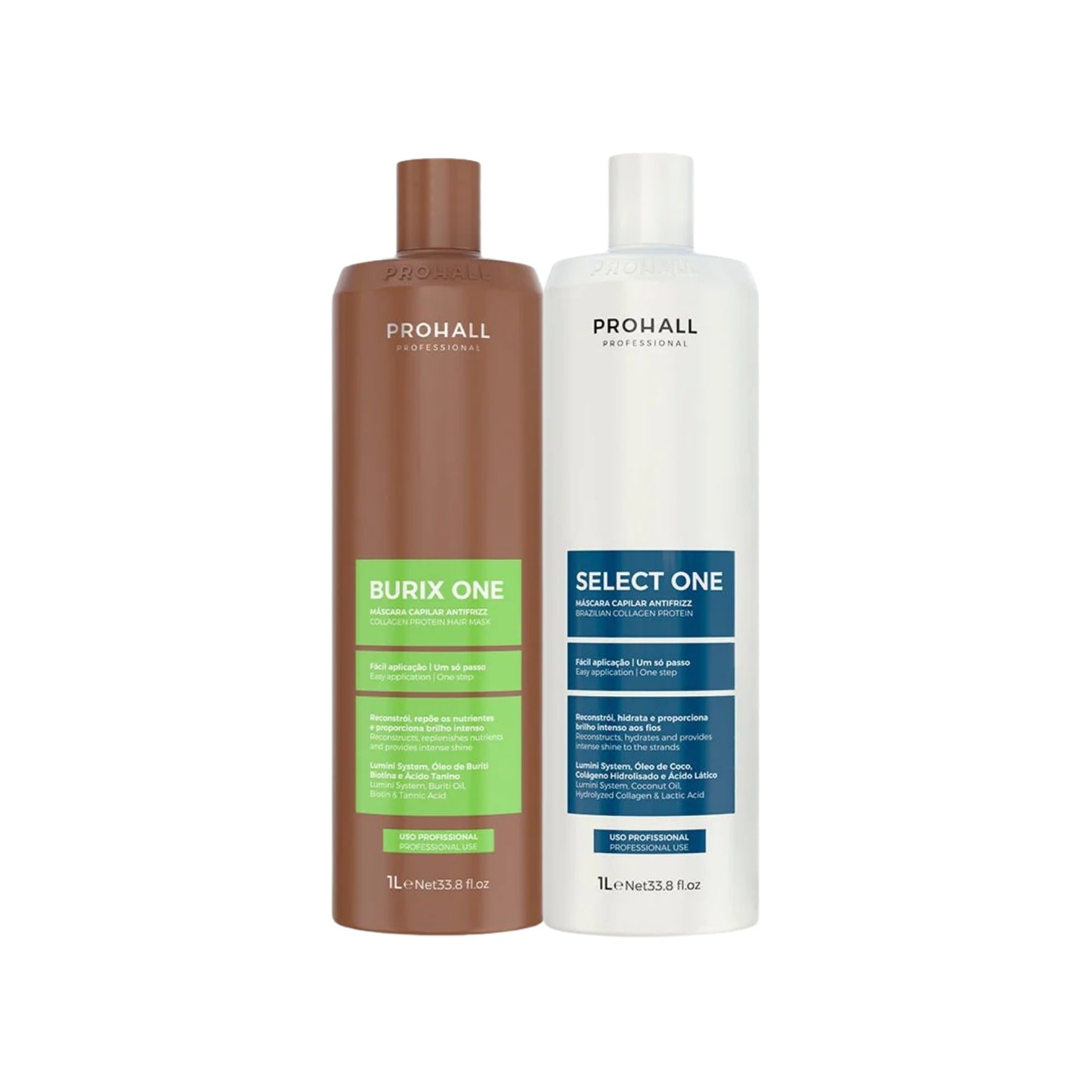 Kit Prohall Select One + Burix One Vegana 2 x 1 Litro