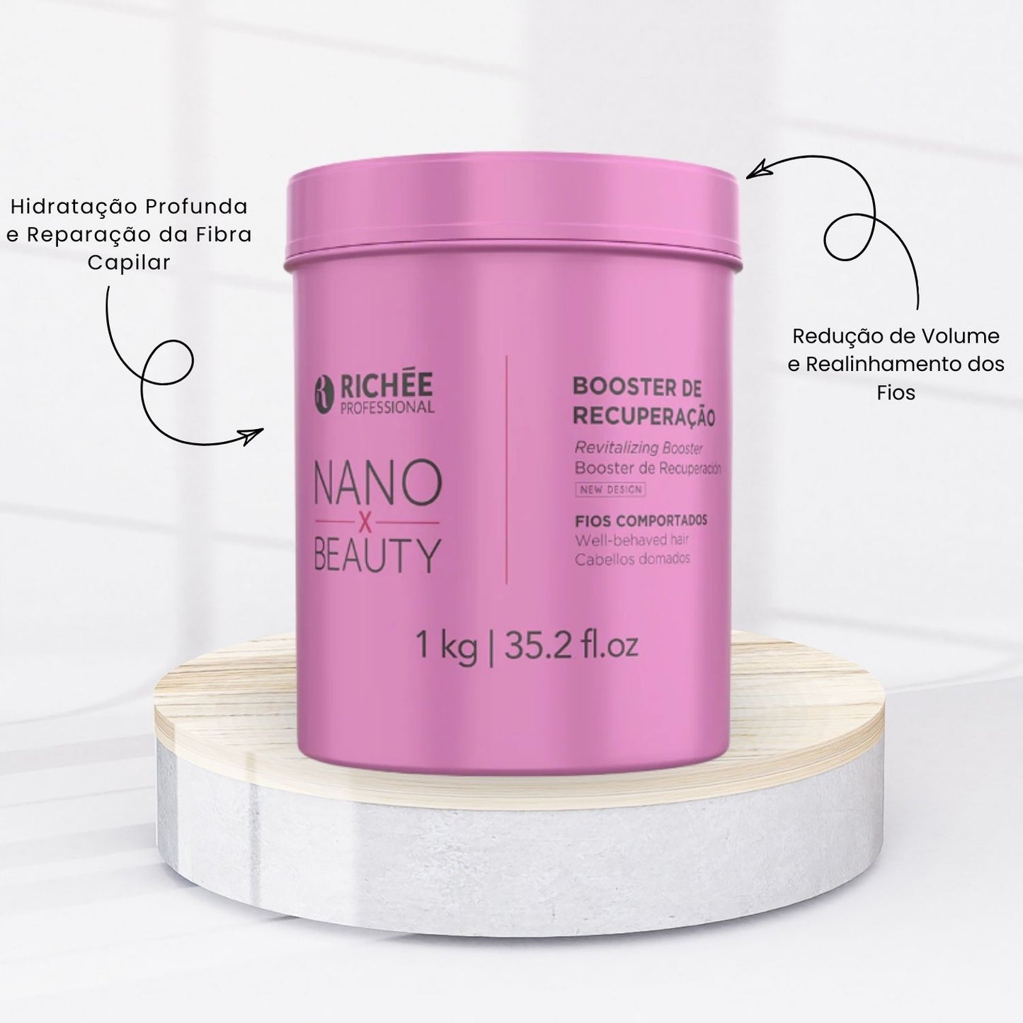 Botox Capilar Capilar Richée Nano Btx Repair Máscara 1 Kg