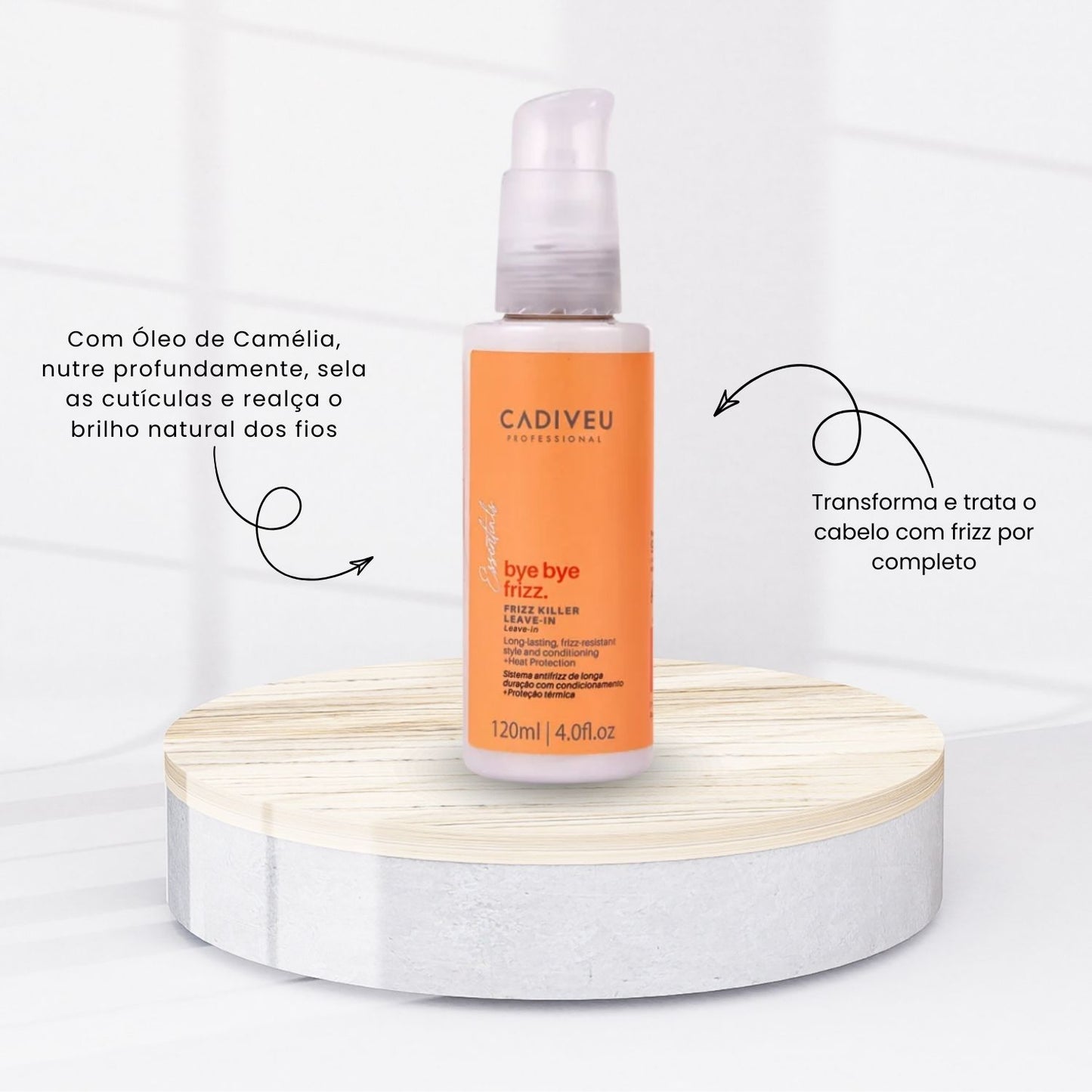 Kit Cadiveu Bye Bye Frizz Killer 2 Leave-In 120 ml