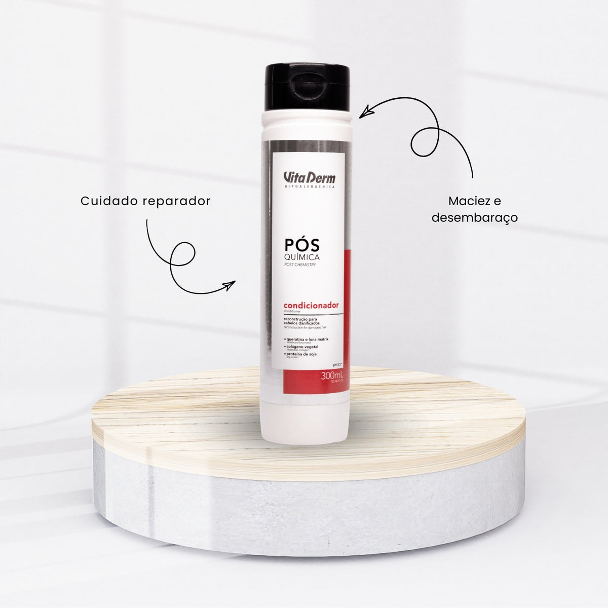 Condicionador Vita Derm Pós Química 300 ml