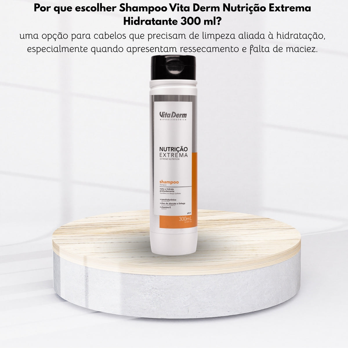 Shampoo Vita Derm Nutrição Extrema Shampoo Hidratante 300 ml