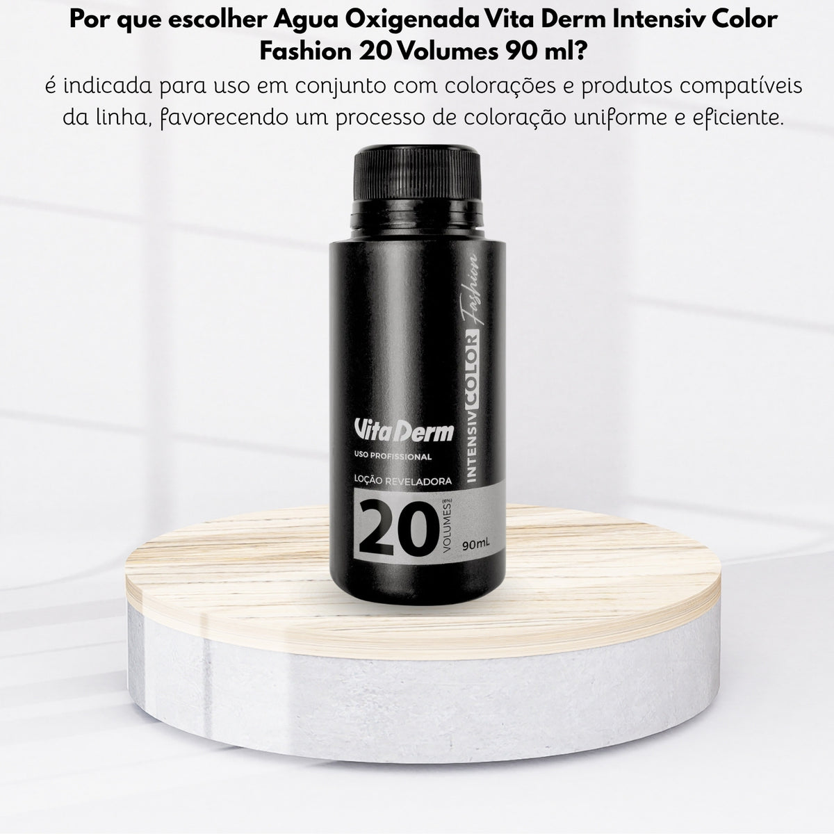 Agua Oxigenada Vita Derm Intensiv Color Fashion 20 Volumes 90 ml