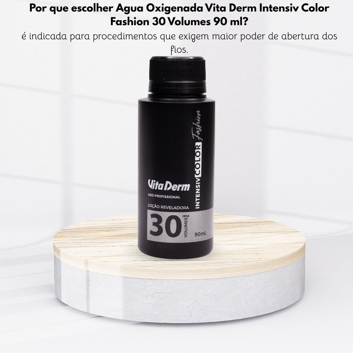 Agua Oxigenada Vita Derm Intensiv Color Fashion 30 Volumes 90 ml