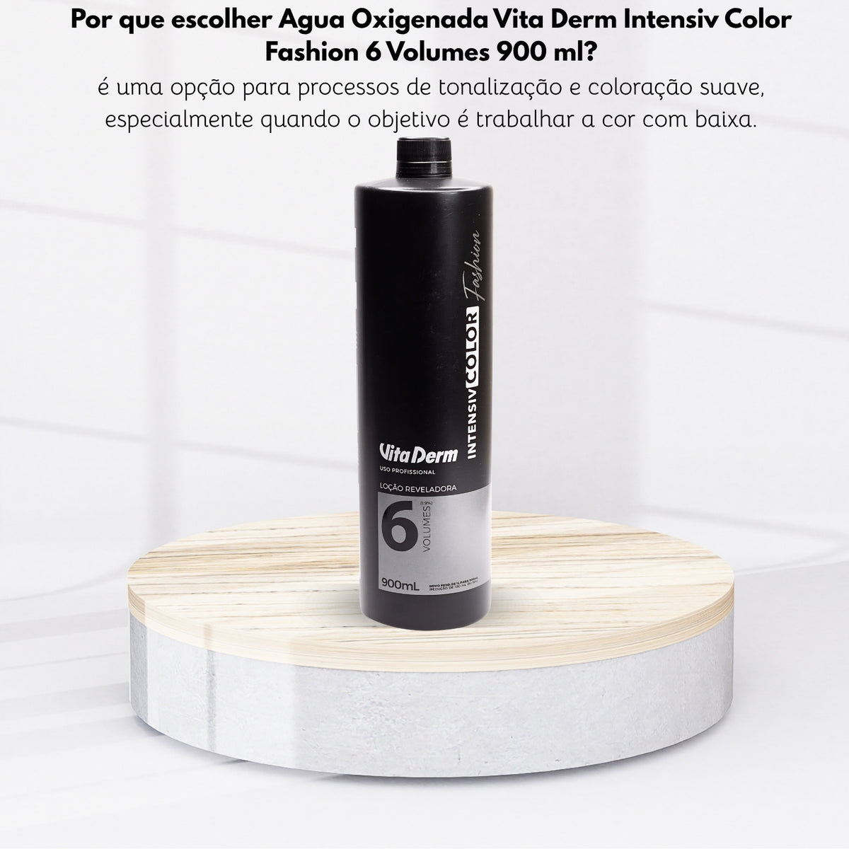 Agua Oxigenada Vita Derm Intensiv Color Fashion 6 Volumes 900 ml