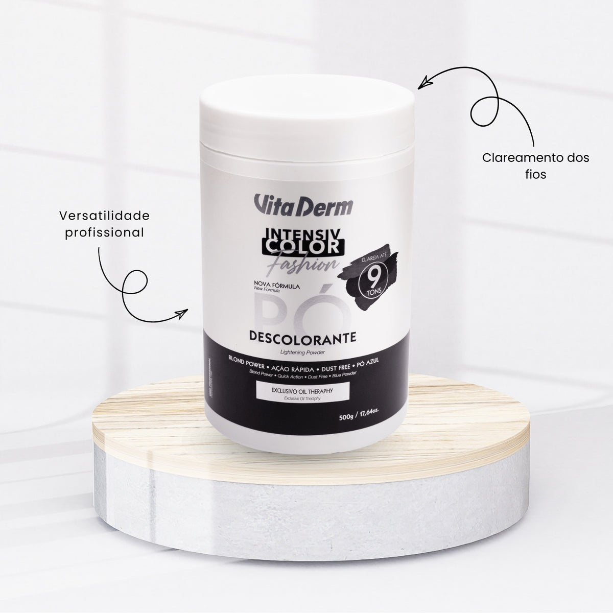 Pó Descolorante Vita Derm Intensiv Color Fashion 500 g
