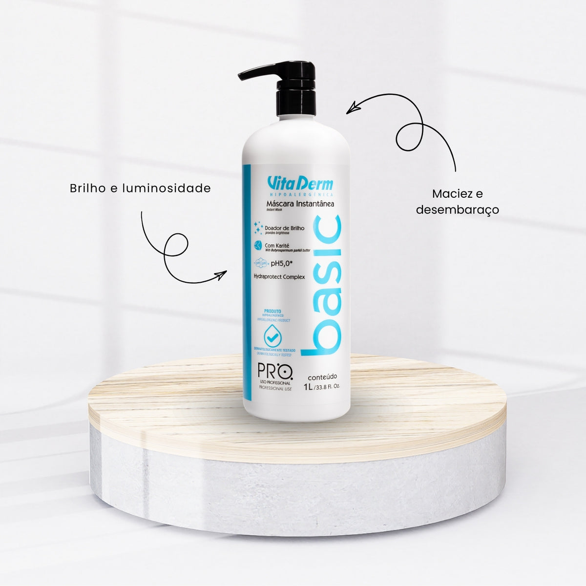 Máscara Vita Derm Basic PRO Instantânea 1 Litro