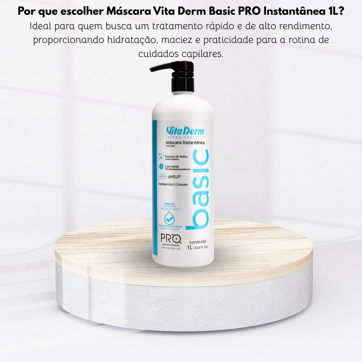 Máscara Vita Derm Basic PRO Instantânea 1 Litro