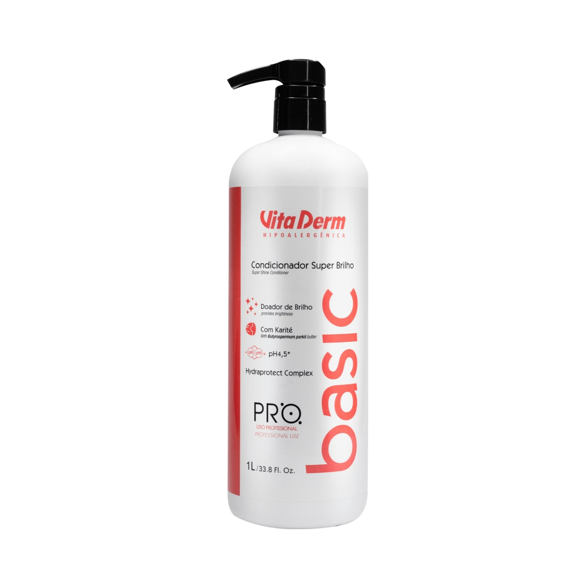 Condicionador Vita Derm Basic PRO Super Brilho 1 Litro