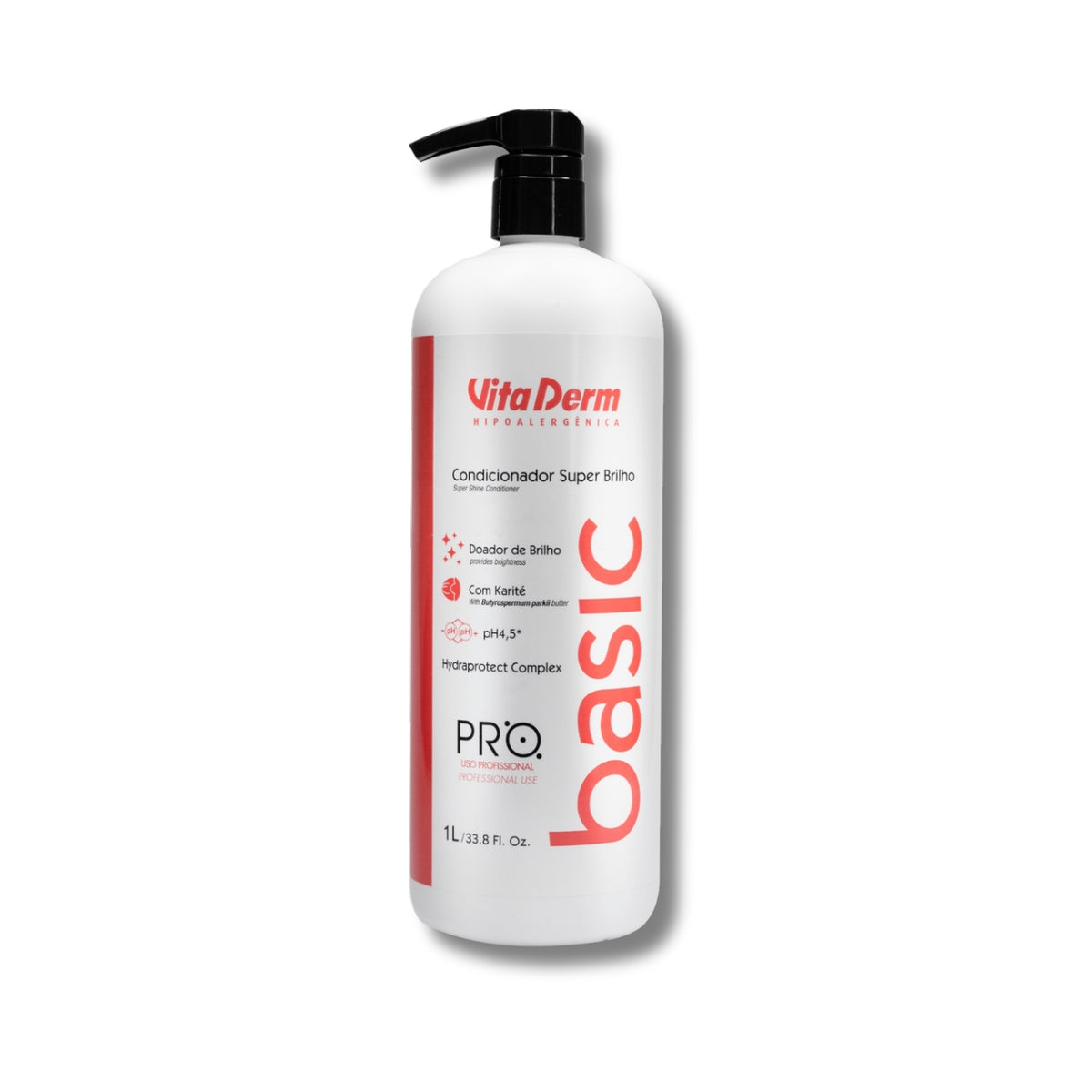 Condicionador Vita Derm Basic PRO Super Brilho 1 Litro