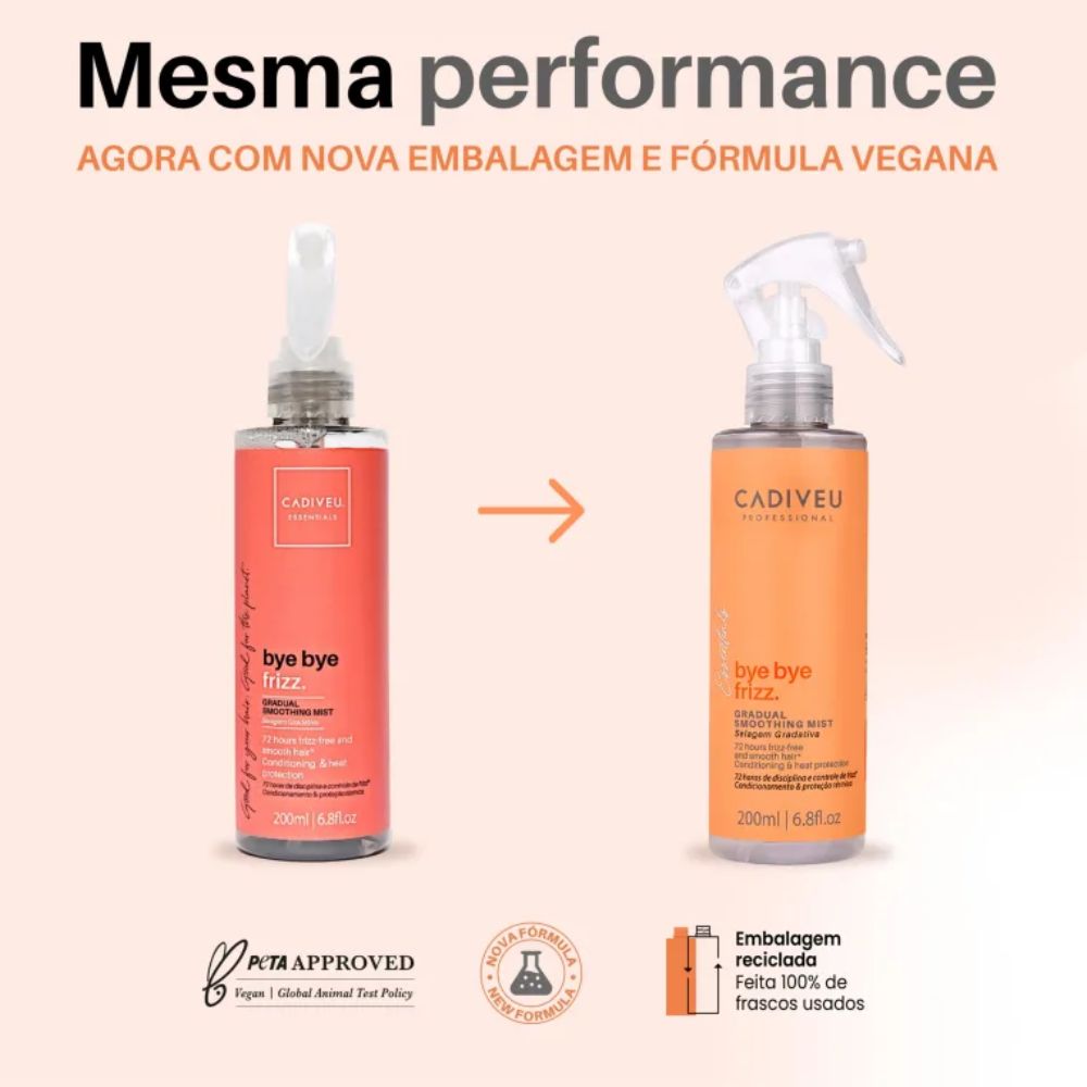 Leave-in Cadiveu Bye Bye Frizz Selagem Gradativa 200 ml