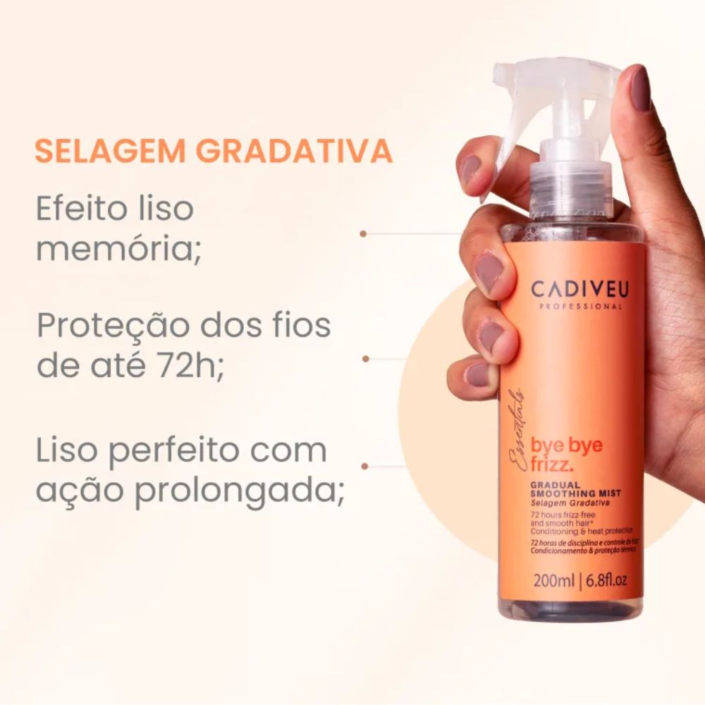 Leave-in Cadiveu Bye Bye Frizz Selagem Gradativa 200 ml