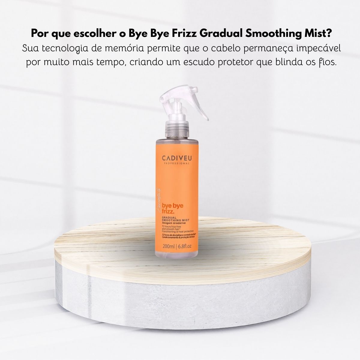 Leave-in Cadiveu Bye Bye Frizz Selagem Gradativa 200 ml