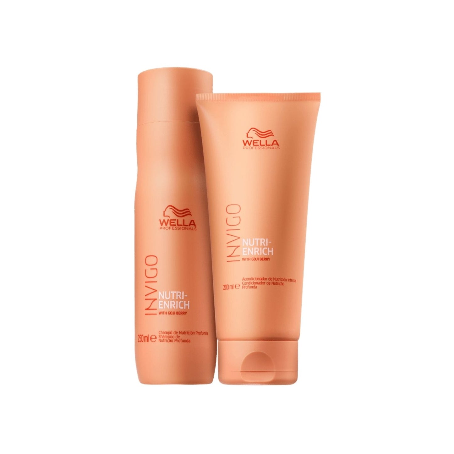 Kit Wella Nutri-Enrich Duo Shampoo 250 ml e Condicionador 200 ml