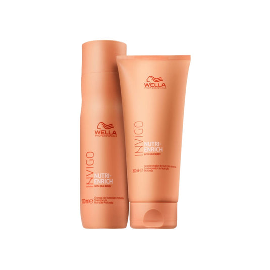 Kit Wella Nutri-Enrich Duo Shampoo 250 ml e Condicionador 200 ml