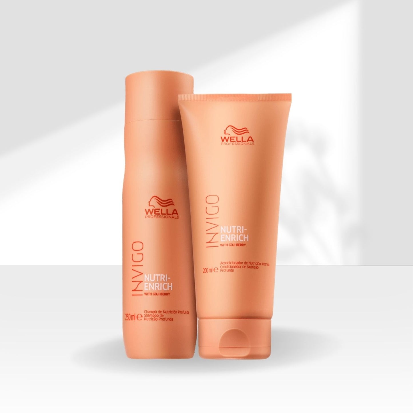 Kit Wella Nutri-Enrich Duo Shampoo 250 ml e Condicionador 200 ml