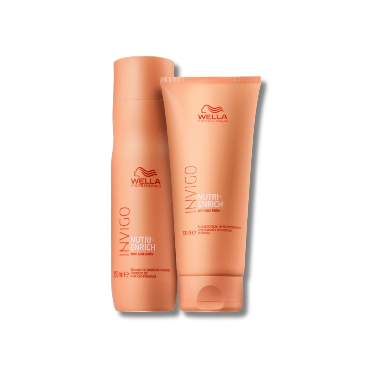 Kit Wella Nutri-Enrich Duo Shampoo 250 ml e Condicionador 200 ml