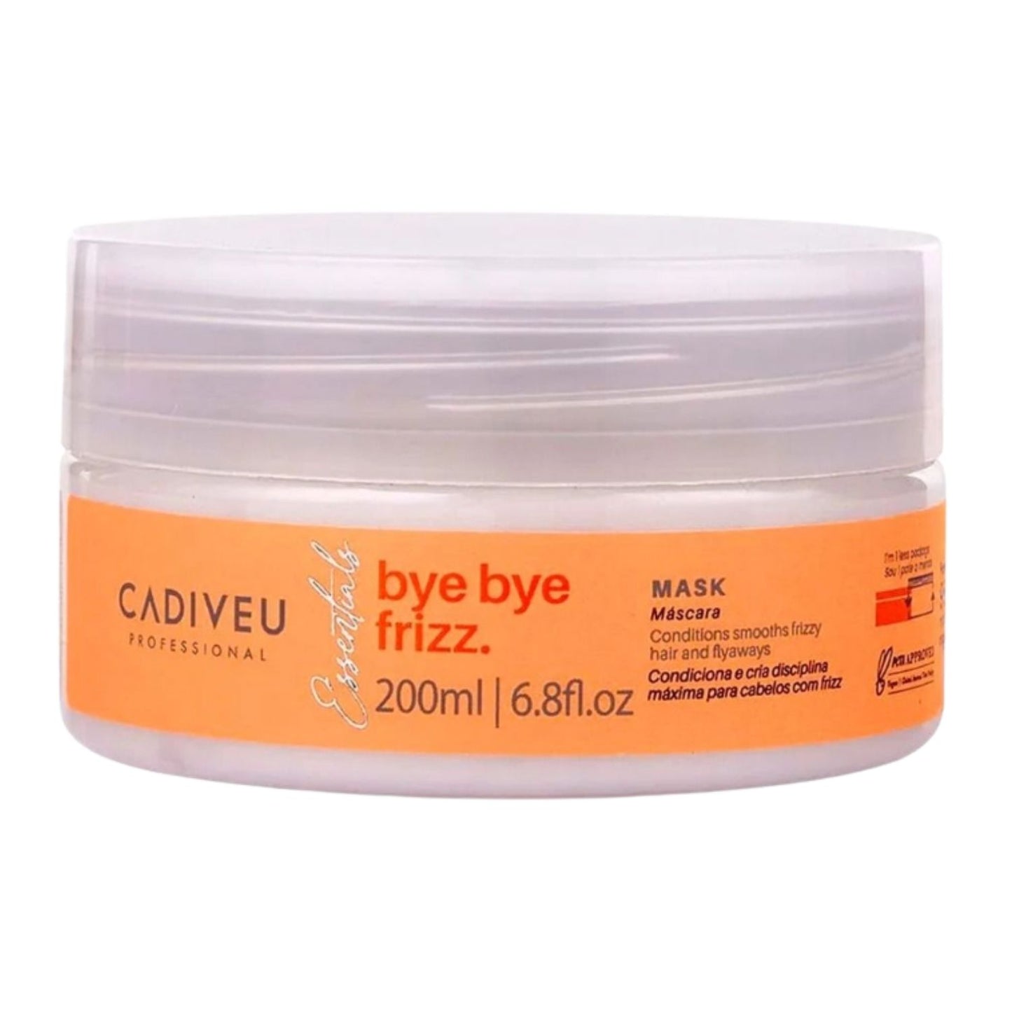 Kit Cadiveu Bye Bye Frizz Mask 2 Máscara Capilar 200 ml