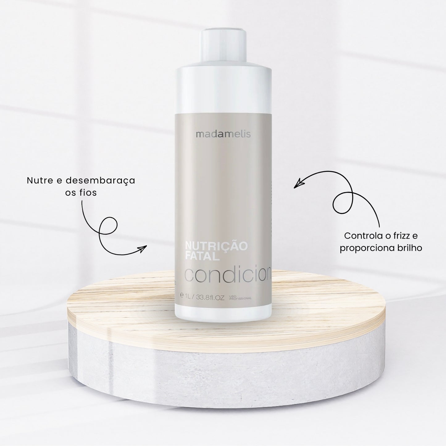 Condicionador Madamelis Nutrição Fatal 1 Litro