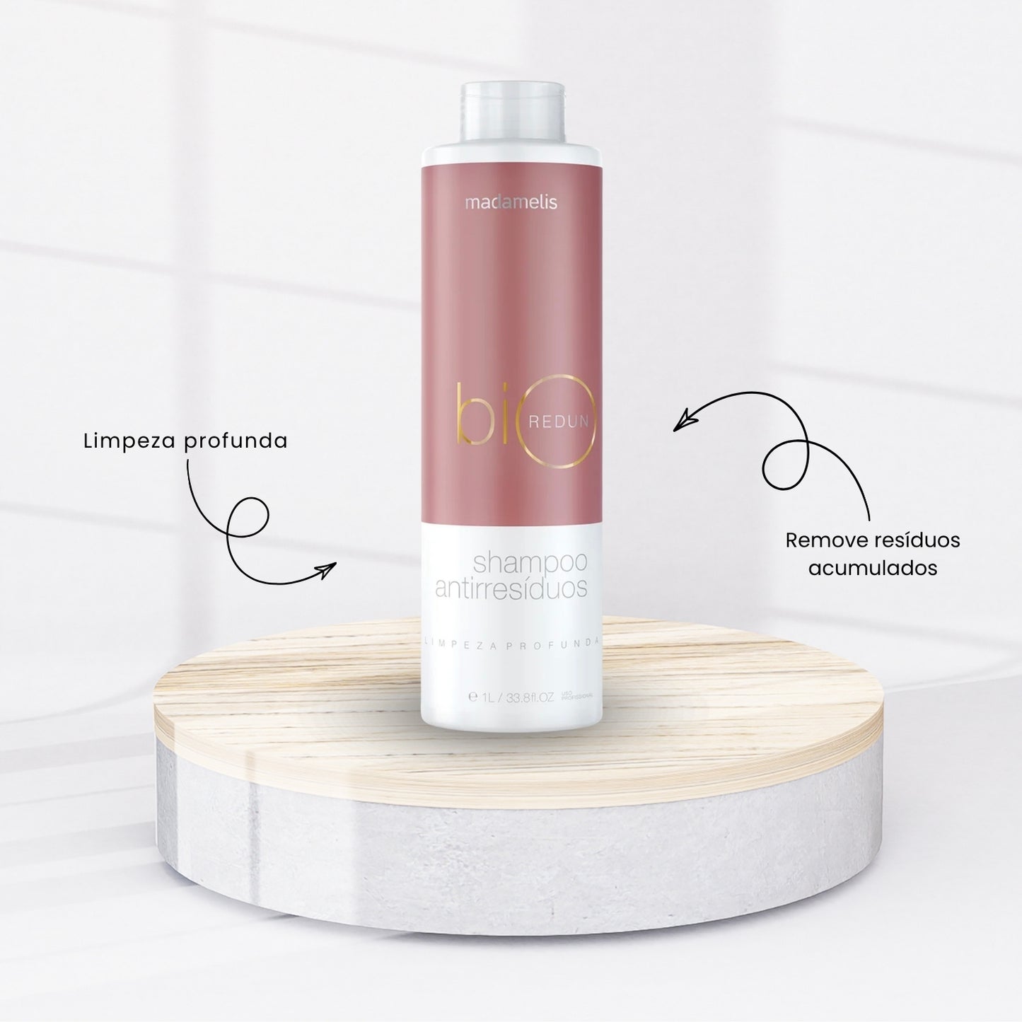 Shampoo Antirresíduo Madamelis Bio Redun 1 Litro