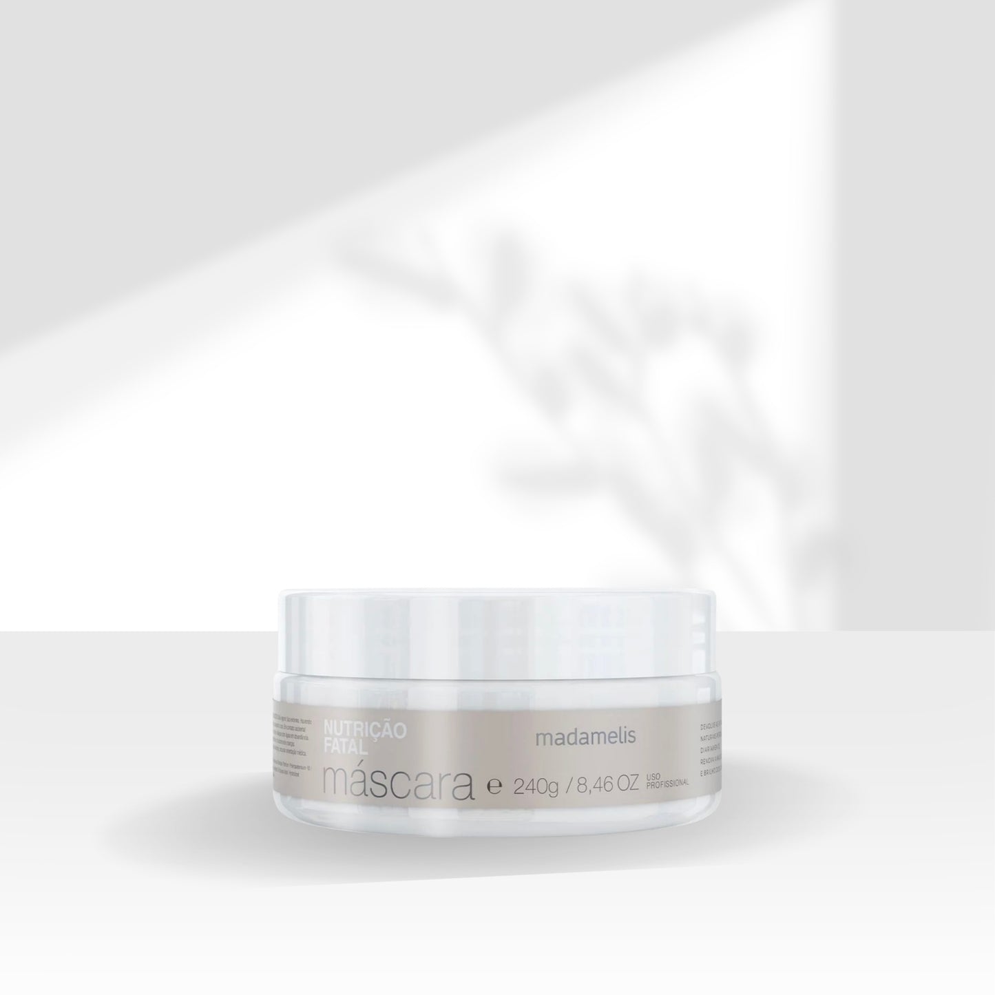 Máscara Madamelis Máscara de Nutrição Fatal Brilho & Anti-Frizz 240 g
