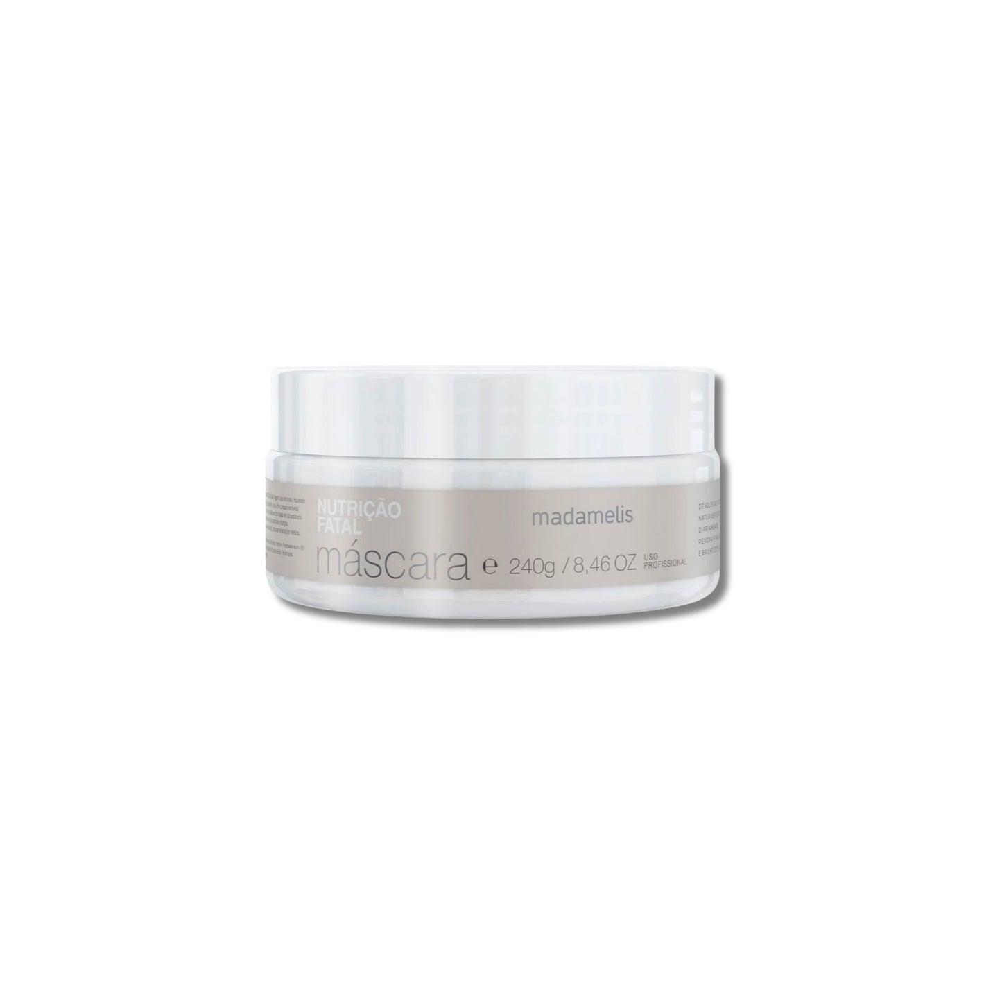 Máscara Madamelis Máscara de Nutrição Fatal Brilho & Anti-Frizz 240 g