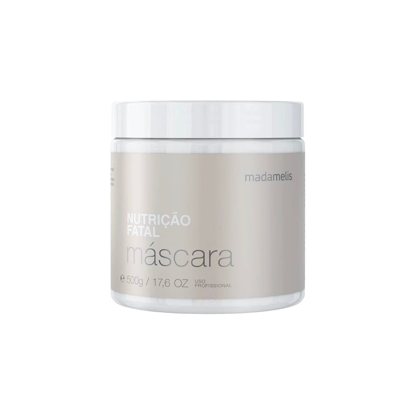 Máscara Madamelis Máscara de Nutrição Fatal Brilho & Anti-Frizz 500 g