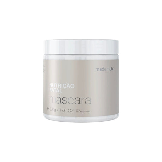 Máscara Madamelis Máscara de Nutrição Fatal Brilho & Anti-Frizz 500 g